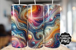 Closeup of Abstract Tumbler Warp - Tumbler PNG Design Product Image 1
