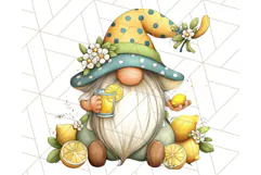 Summer Garden Gnomes Clipart PNG, Summer Country Gnomes Png Product Image 2
