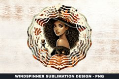 Halloween Witch Wind Spinner Sublimation Design Product Image 1