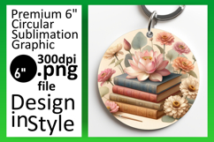 Whimsical Round Design for Car Coasters , Books Product Image 1