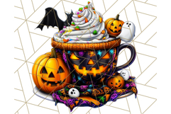 Spooky Café Cuties Halloween PNG Clipart, Holiday Elements Product Image 2