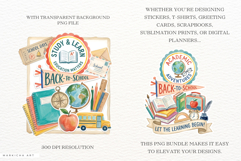 Back To School Labels PNG Bundle Product Image 2