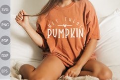 Hey There Pumpkin SVG Design / Pumpkin Quote SVG Cut Files Product Image 2