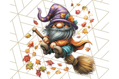 Spooky Gnome Village Clipart PNG Halloween Png Product Image 2
