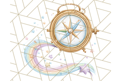 Kawaii Space Vehicles Clipart PNG, Cute Sci-Fi Tech Clip Art Product Image 2