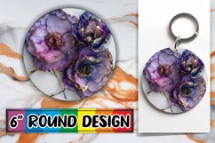 Luxe Gold Bloom Sublimation Circles Product Image 1