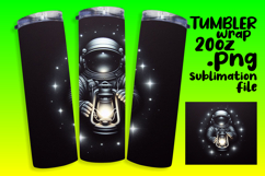 Custom 20oz Tumbler Design , Astronaut Product Image 1