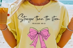 Stronger Than the Storm PNG Bundle | Coquette Christian DIY Product Image 13