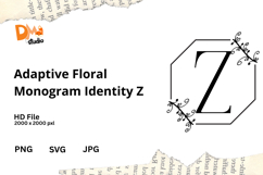 Adaptive Floral Monogram Identity Product Image 1