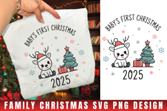 Baby's Frist Christmas Svg | Christmas svg | Svg cut file Product Image 1