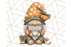 Thanksgiving Gnome Clipart PNG Cute Fall Gnomes, Gnome Png Product Image 2