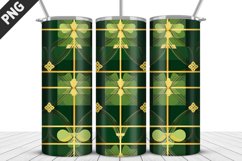 St Patrick&#039;s Day Pattern Tumbler Wrap| Sublimation Design Product Image 1