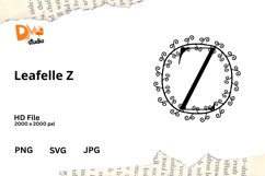 Leafelle Monogram Product Image 1