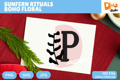 Sunfern Rituals Boho Floral Monogram Product Image 1