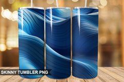 3D Wave Liquid PNG Tumbler Design Product Image 1
