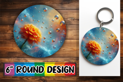 Enchanted Round Ornaments Magic, 3D Flower Product Image 1