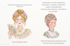 Garden Tea Party Elegance Clipart Product Image 2