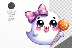 Halloween clipart, Ghost clipart, Autumn clipart Product Image 1