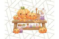 Creepy Carnival Halloween Clipart PNG with Hayride Art Product Image 2