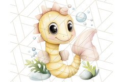 Under the Sea Nursery Clipart, Ocean Animals PNG Product Image 2