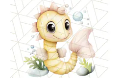 Under the Sea Nursery Clipart, Ocean Animals PNG Product Image 2
