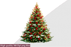 Christmas Tree Clipart Bundle Png Product Image 12