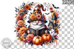 Halloween Gnome Sublimation - Clipart PNG Design Product Image 1