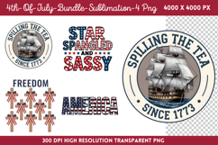 4th Of July Sublimation PNG Product Image 1