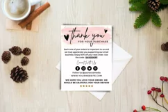 Thank you card for small business Portrait template Canva 09 Product Image 3