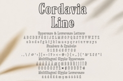 Cordavia Font Bundle - Modern Serif Font Family with Swashes Product Image 15