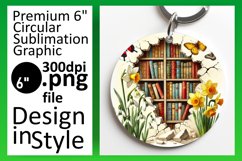 Vibrant Circle PNG Sublimation Design , Books Product Image 1