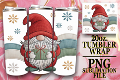 Happy Moments 20oz tumbler wrap, Gnomes Product Image 1