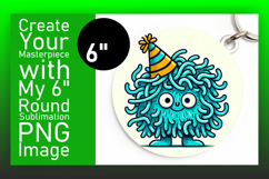 Gorgeous Circle Design Car Coaster PNG , Monster Product Image 1