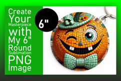 Bright Round Design Car Coaster , Cute Pumpkin Product Image 1