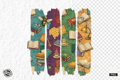 Reading &amp; Bees Brush Stroke Clipart Product Image 1