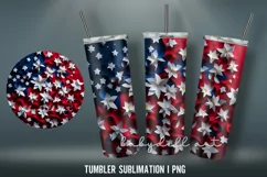 20 oz Tumbler Wrap | Rose Tumbler Wrap Sublimation Design PN Product Image 2