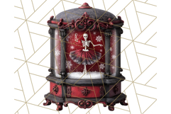 Gothic Christmas Clipart Dark Holiday PNG, Dark Christmas Product Image 2