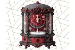 Gothic Christmas Clipart Dark Holiday PNG, Dark Christmas Product Image 2