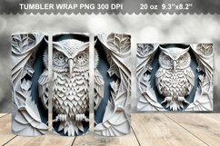 3D Owl Tumbler Sublimation Bundle - 3D Owl Tumbler Wrap Product Image 7
