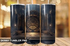 3D Gothic Book Tumbler Design Product Image 1
