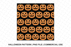 Halloween Pumpkin Pattern Png | Sublimation | Digital Paper Product Image 1