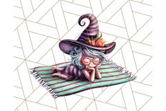 Summerween Beach Party Clipart PNG, Halloween Beach Art Product Image 2