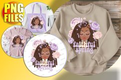 Sweet PNG Art for TSHIRTS, Pray Woman Product Image 1