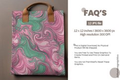 Pink and Green Marble Digital Papers, Marble Pattern Product Image 2