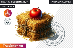 Rustic Harvest Fall clipart PNG, Autumn Pumpkin thanksgiving Product Image 1