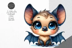 Halloween clipart, Bat clipart, Kids Halloween Product Image 1