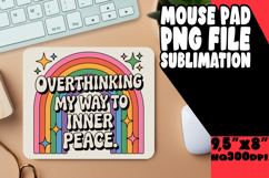 whimsical MOUSE MAT Fun Ideas, Girl Quote Product Image 1