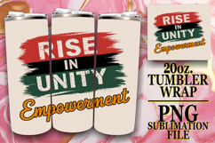 Vibrant Nights 20oz tumbler wrap, Juneteenth Product Image 1