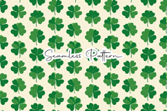 St Patrick Seamless Pattern Bundle - Leprechaun &amp; Clovers Product Image 8