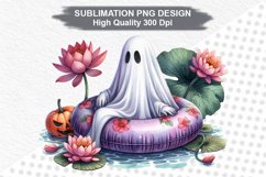 Halloween Ghost - Halloween clipart Sublimation PNG Design Product Image 1